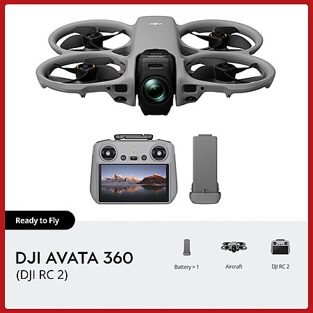 DJI Avata 360 8K 360° Camera Drone w/ DJI RC 2 Controller & 1 Battery $489.50 & More + Free S&H
