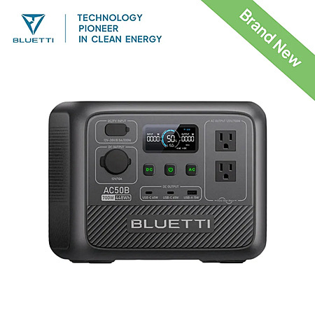 Select Accounts: BLUETTI AC50B 700W 448Wh LiFePO4 Portable Power Station $127.10 + Free S&H