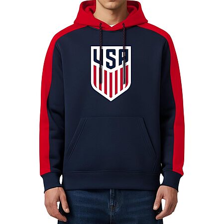 Icon Sports Men's US Soccer National Team Pullover Hoodie (Size XL) $6.65
