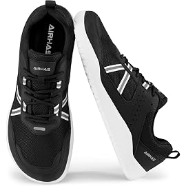 AIRHAS Men's Anatomical Toe Box Barefoot Shoes (Various) $19.60 + Free S&H