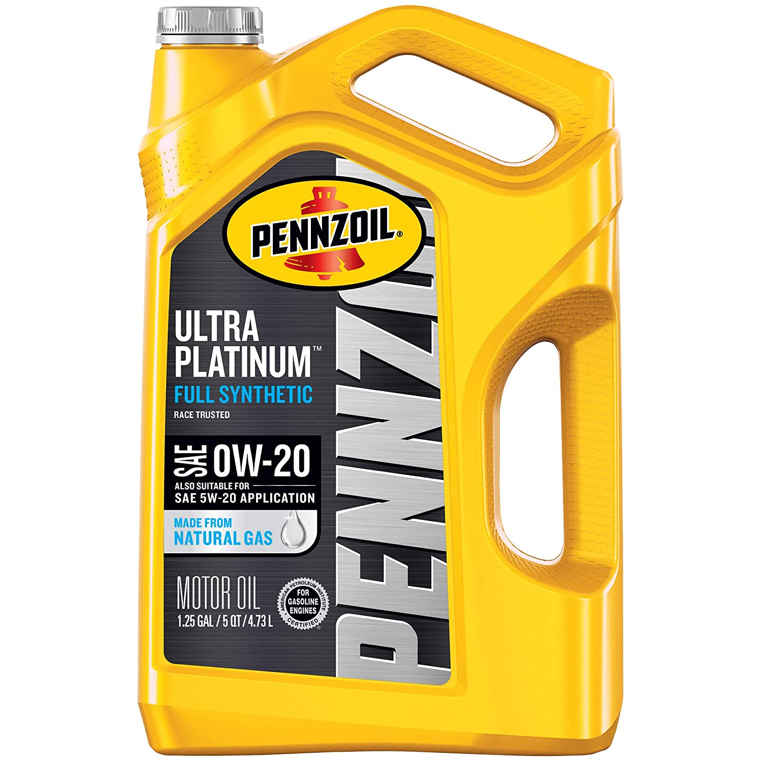 Pennzoil Ultra Platinum Full Synthetic 0W-20 Motor Oil 5-Quart $14.58