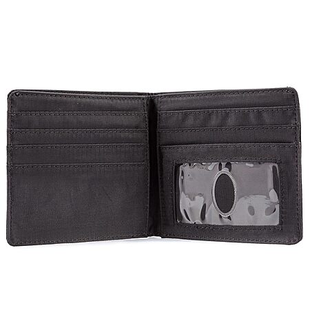 Big Skinny Men's World Leather Bi-Fold Slim Wallet, Holds Up to 35 Cards
