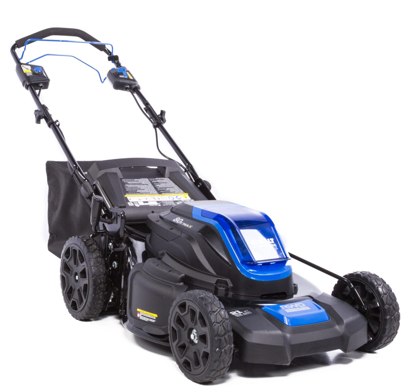 Kobalt 80 volt 21 in Self propelled Cordless Lawn Mower 5 Ah Battery Charger Included 299.00