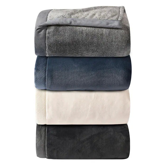 Costco kirkland plush blanket 2025