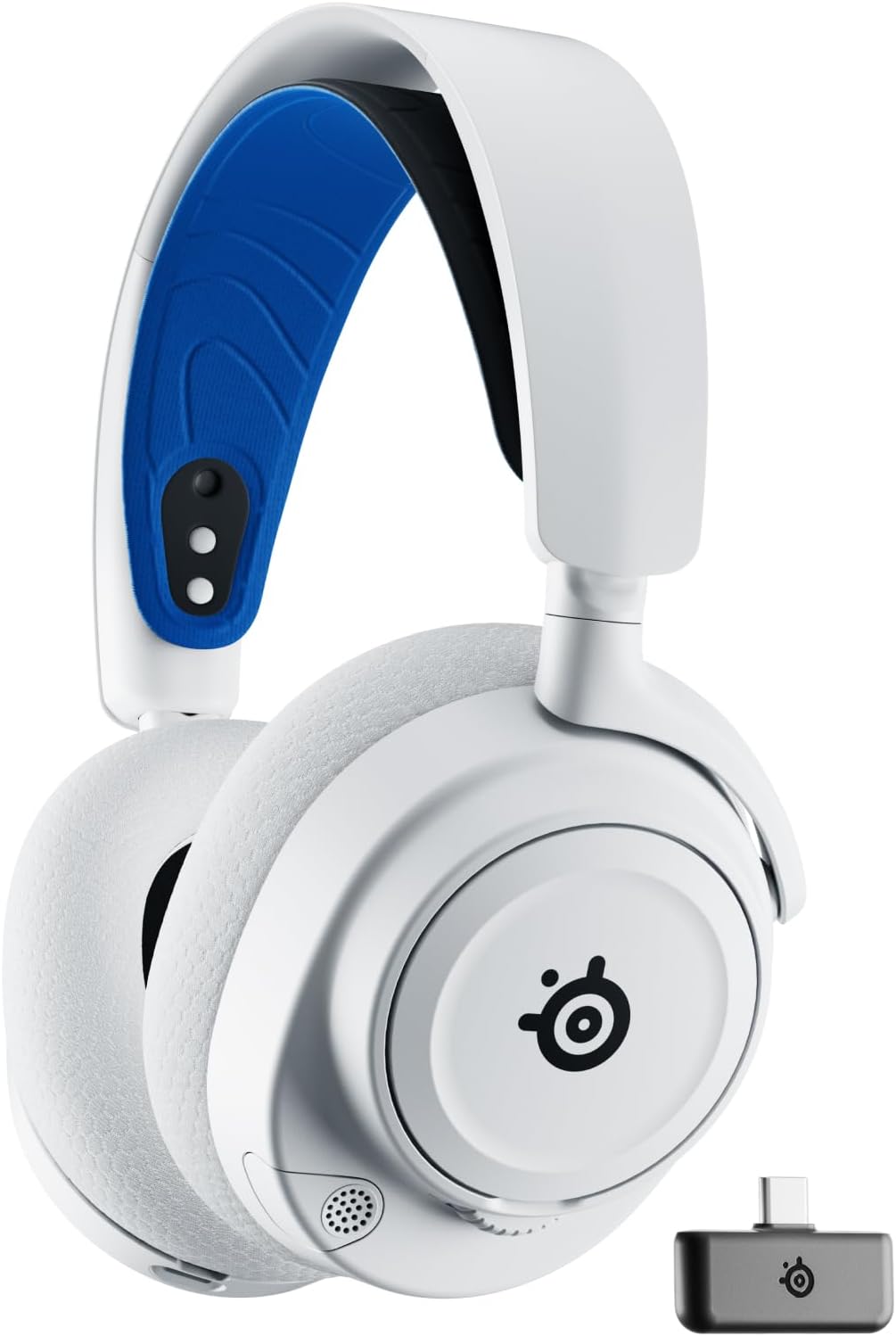 SteelSeries Arctis Nova 7P Wireless Multi-Platform Gaming Headset — Neodymium Magnetic Drivers — 2.4GHz + Bluetooth — 38Hr USB-C Battery — Gen2 AI Mic — PlayStation, PC,