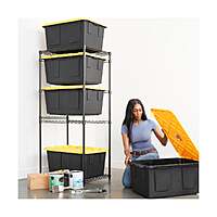 SafeRacks Storage Bin Rack, 5 Tote Capacity, NSF Certified YMMV $49.97