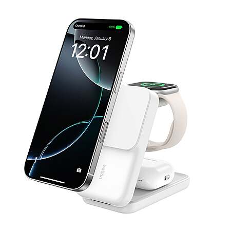 Costco Members: Belkin 25W 3-in-1 Charging Stand (iPhone/ Apple Watch/ AirPods) $55 + Free Shipping