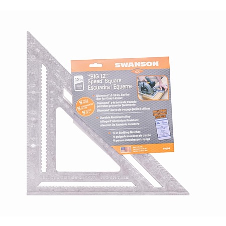 Swanson 12" Big Speed Square Layout Tool w/ Blue Book $3.20
