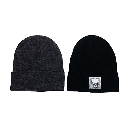 2-Pack Men's Berkshire Beanie Style Hats (Skull) $1.40