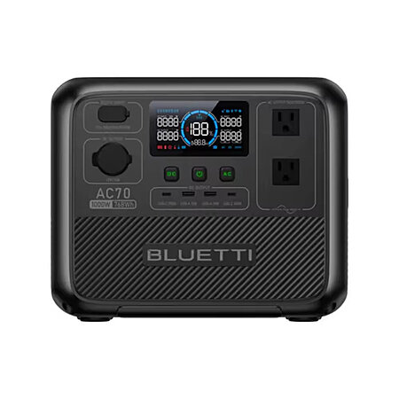 Bluetti AC70 1000W 768Wh Portable Power Station $226.71