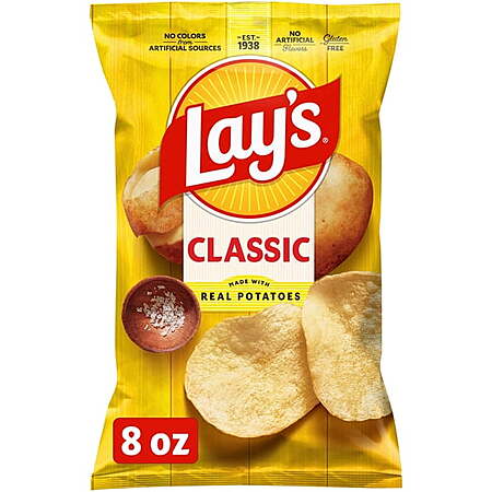 4-ct 7.5-8-oz Lay's Potato Chips (various) + $2 Walmart Cash $10 + Store Pick Up