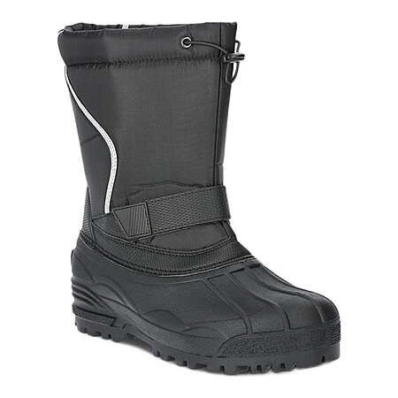 Ozark Trail Men's Winter Boot, Black, Mid-Calf