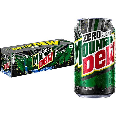 Select Areas: 12-Pk 12-Oz Mountain Dew Zero Sugar Soda 3