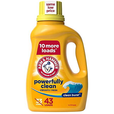 $3.88 get $2 Walmart Cash ARM & HAMMER Liquid Detergent 32.5-43oz Bottles choice of 3 at link Limit 2 rewards