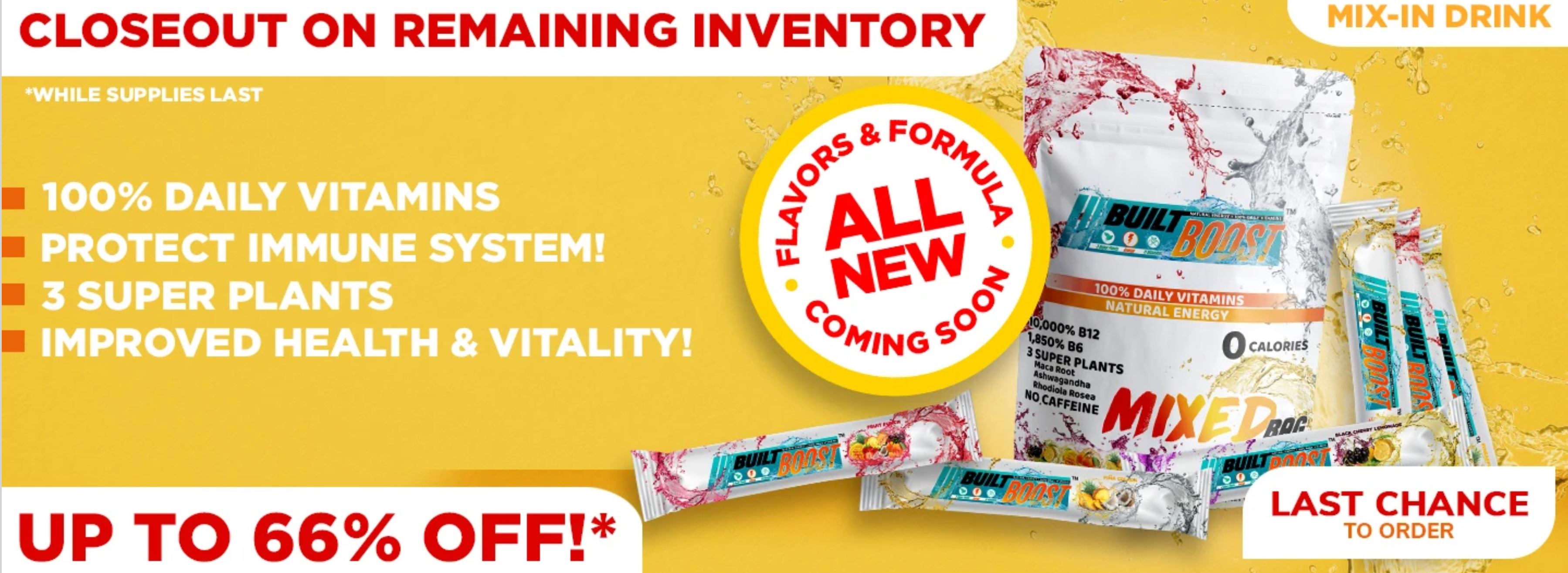 Built Boost 3 x 30 Pack Any Flavor for $20.55 AC @ Built Bar