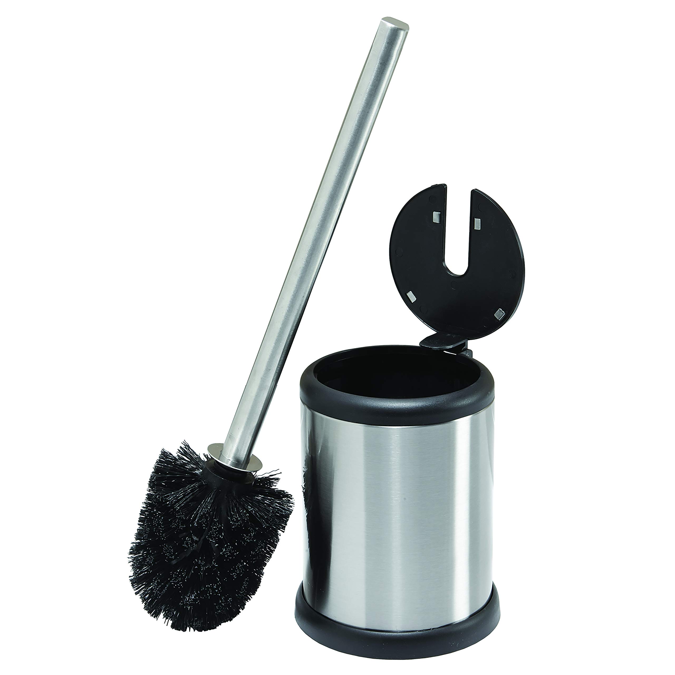 Bath Bliss Toilet Brush and Holder w/ Self Closing Lid and 360 Degree Brush (Stainless Steel) $8.50 + Free Shipping w/ Prime or on $35+