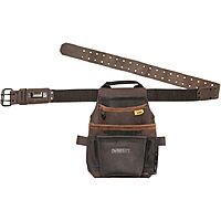 DEWALT Leather Pouch w /Belt $34.98 + Free Shipping w/ Prime or on $35+