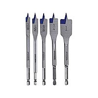 Irwin SPEEDBOR: 5-Piece Spade Wood Drill Bit Set 10.99, 8-Piece Max Drill Bit Set $14.99 + Free Shipping w/ Prime $10.99