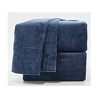 Berkshire Blanket: Luxe Collection LunaSoft Polyester Sheet Set (Navy, Twin) $18.99, Fluffie Polyester Sheet Set (Blue, Twin) $19.99 + Free Shipping w/ Prime