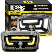 Bell + Howell Bionic Solar Powered Outdoor Motion Sensor LED Wall Light    $14.49 + Free S&H w/ Walmart+ or on $35+