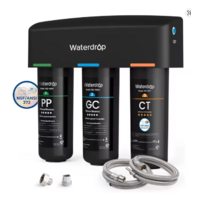 Waterdrop TSA 8-Layer Under Sink Water Filter System (Reduces PFAS, PFOA/PFOS, Fluoride) $77.57