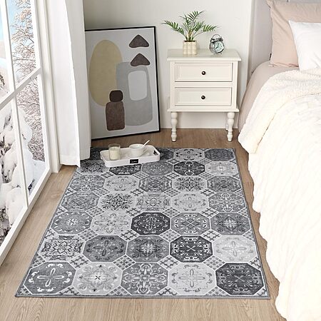 73% Off Lofus Moroccan Grey Area Rug!
