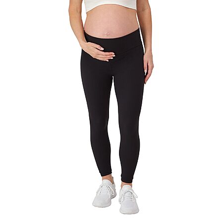 Hanes Women's Maternity Leak Protection Leggings w/ Built-in Underwear