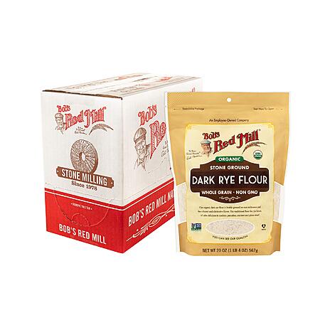 4-Pack 20-Oz Bob's Red Mill Organic Dark Rye Flour $11.62 ($2.91 each) + Free Shipping w/ Prime or on $35+