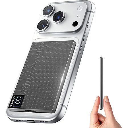 5000mAh Vonuv Magnetic Fast Charging Ultra-Slim Portable Charger w/ 15W Wireless & 20W USB-C Charging $12.99 + Free Shipping w/ Prime or on $35+ (0 replies)