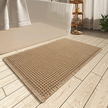 17" x 24" AMOAMI Upgraded Non-Slip Rubber Backed Waffle Bath Mat (Brown) $6.16 + Free Shipping w/ Prime or on $35+ (2 replies)