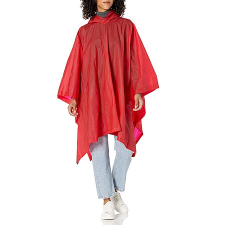 totes Adult Rain Poncho: Red $3.49, Royal $4.04 + Free Shipping w/ Prime or on $35+