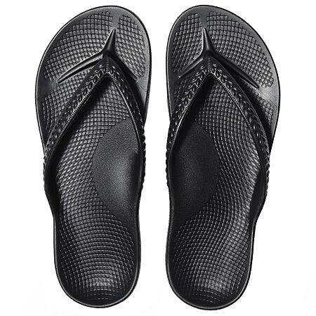 Kidmi Women's Arch Support Flip Flops (Black) $8.54 + Free Shipping w/ Prime or on $35+