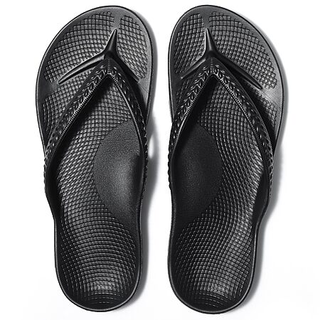 Litfun Women's Arch Support Flip Flops (Black) from $5.99 + Free Shipping w/ Prime or on $35+