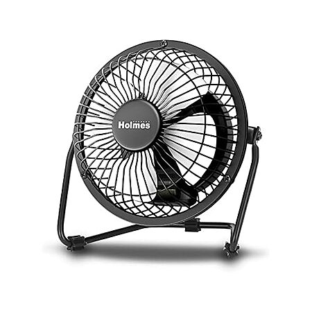 4" Holmes High-Velocity Mini Personal Desk Fan (Black) $6.30 + Free Shipping w/ Prime
