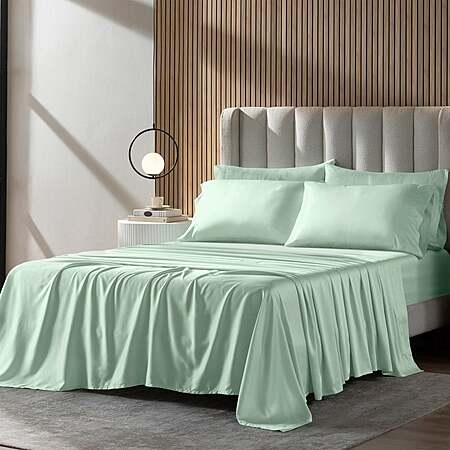 Costco Members: Slumber Chill 6-Piece Queen Cooling Sheet Set (Green)
