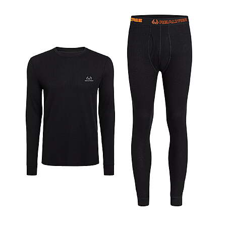 Realtree Men's Grand Canyon Baselayers Thermal Top & Pant Set (Limited Sizes) $8.55