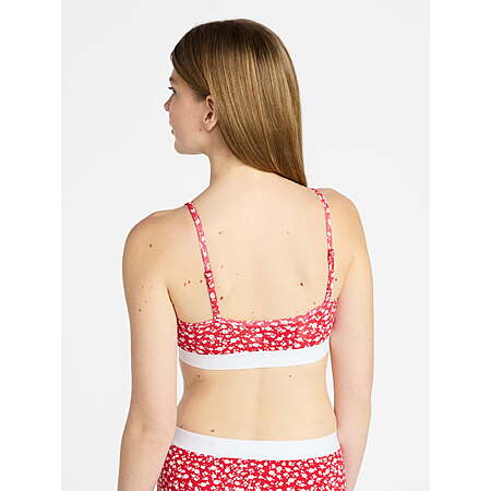 No Boundaries Women's Cotton Jersey Triangle Bralette w/Buttons Sizes XS-XXXL $2.05