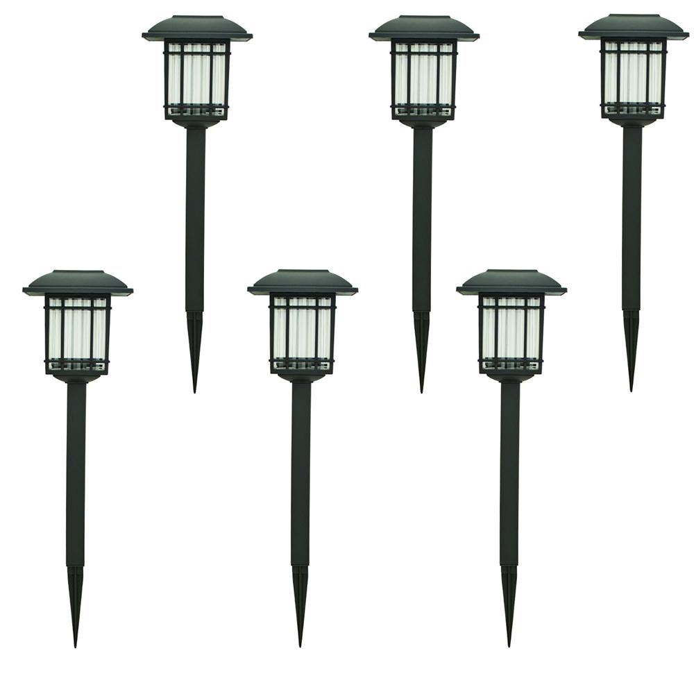 Home Depot Hampton Bay Solar Black Outdoor Integrated LED 3000K 6-Lumens Landscape Pathway Light (6-Pack) $12 (regular $18) in store only 4-20-18 only