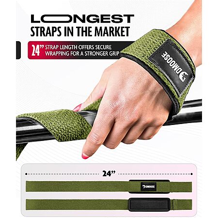 DMoose Fitness Lifting Straps 24" $3.90