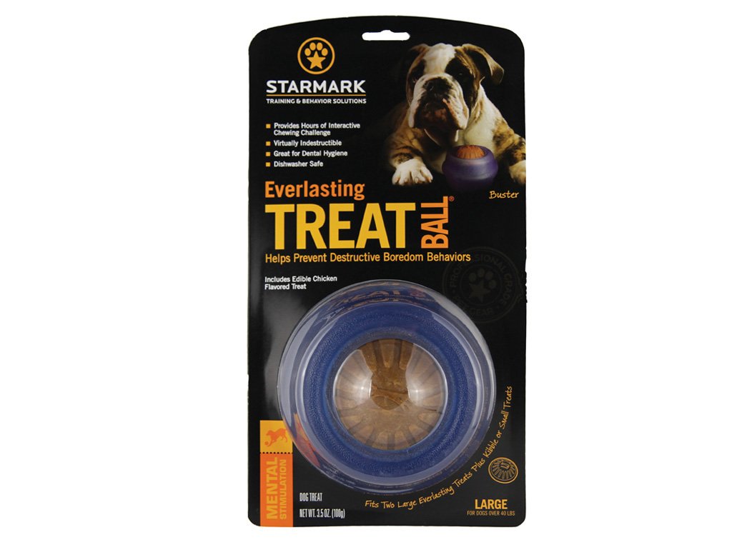Starmark Everlasting Treat Ball Dog Toy Chicken Flavor $14.99 + Free Shipping Amazon