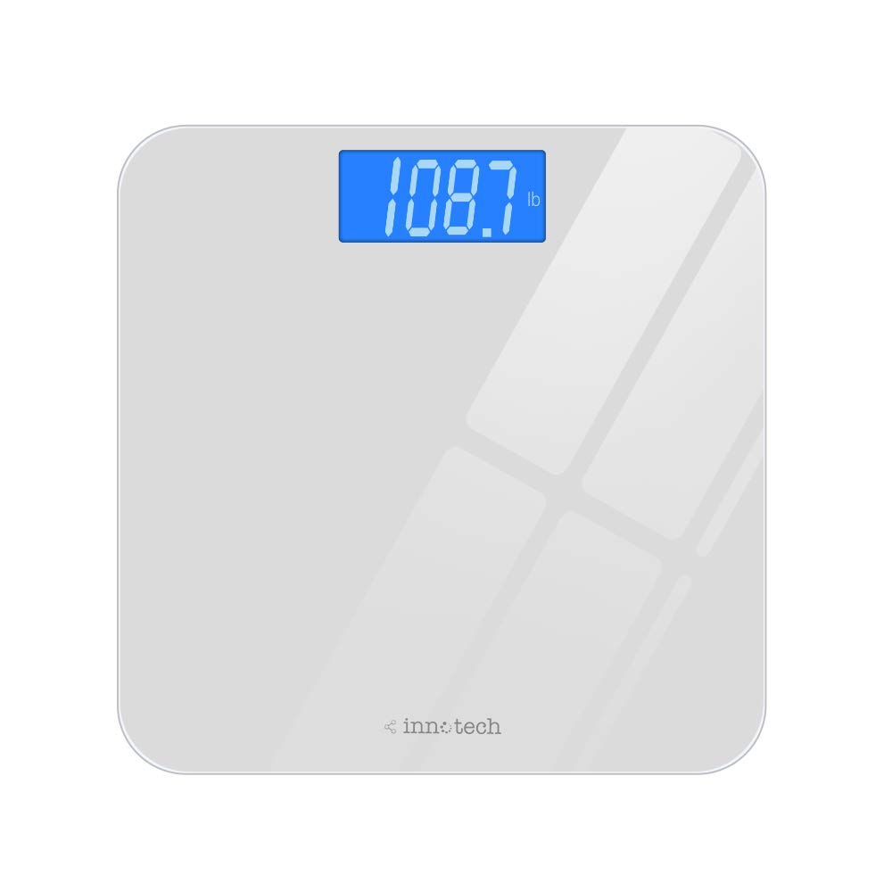 Innotech Digital Bathroom Scale with Backlit LCD $13.95 AC @Amazon