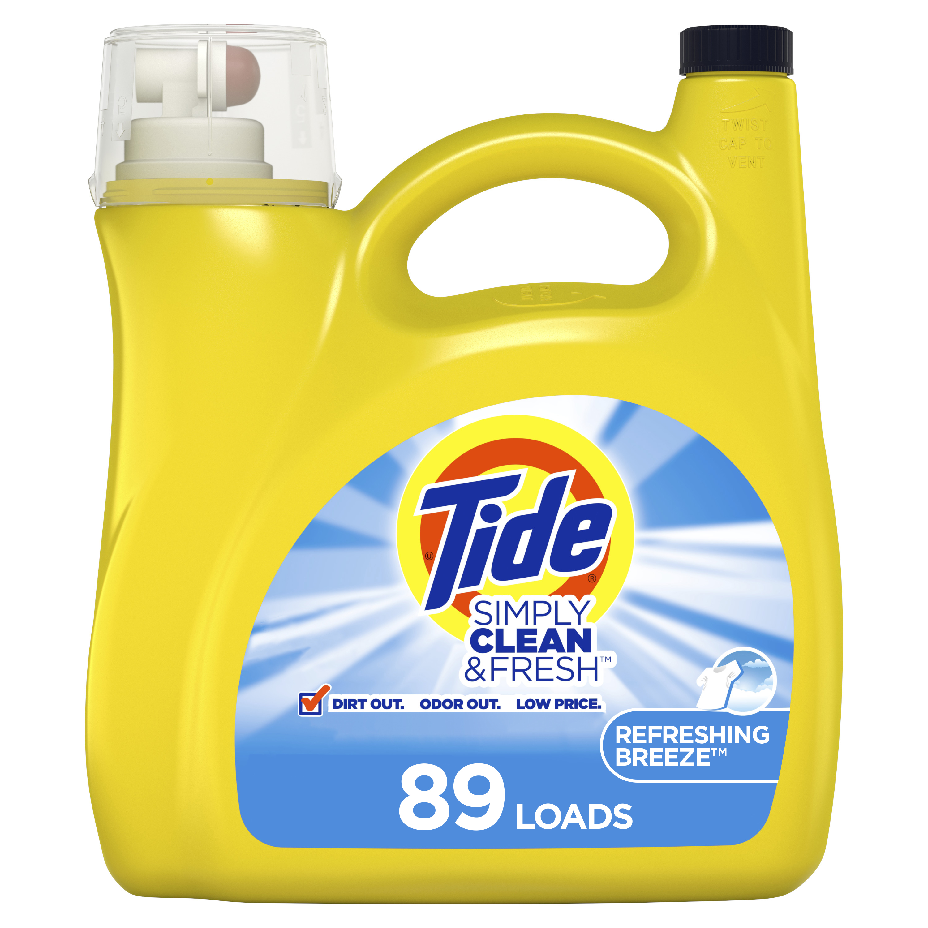 Tide Simply Clean and Fresh 138 oz. Refreshing Breeze Liquid Laundry Detergent - $4.80 B&M YMMV Home Depot