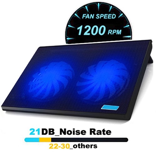 ThreeLeaf T102 10-15.6" Office Laptop Cooling Pad $12.59
