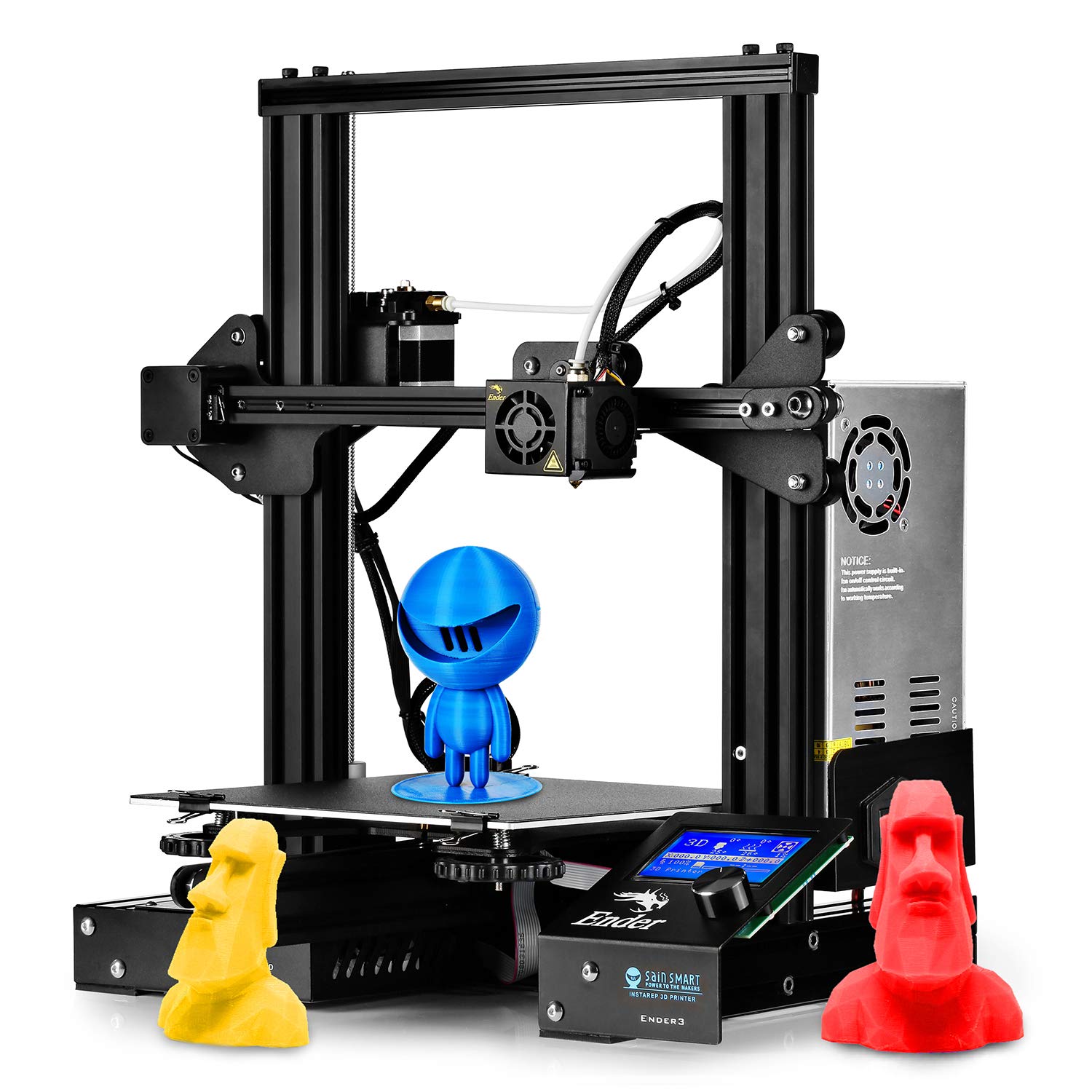 SainSmart x Creality Ender-3 3D Printer, Resume Printing V-Slot Prusa i3, Build Volume 220 x 220 x 250 mm, for Home and School Use [EnFSder-3] $154.5