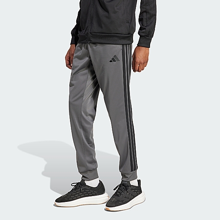 adidas men 3-Stripes Tricot Regular Tapered Track Pants $15 FS @ adidas via EBay