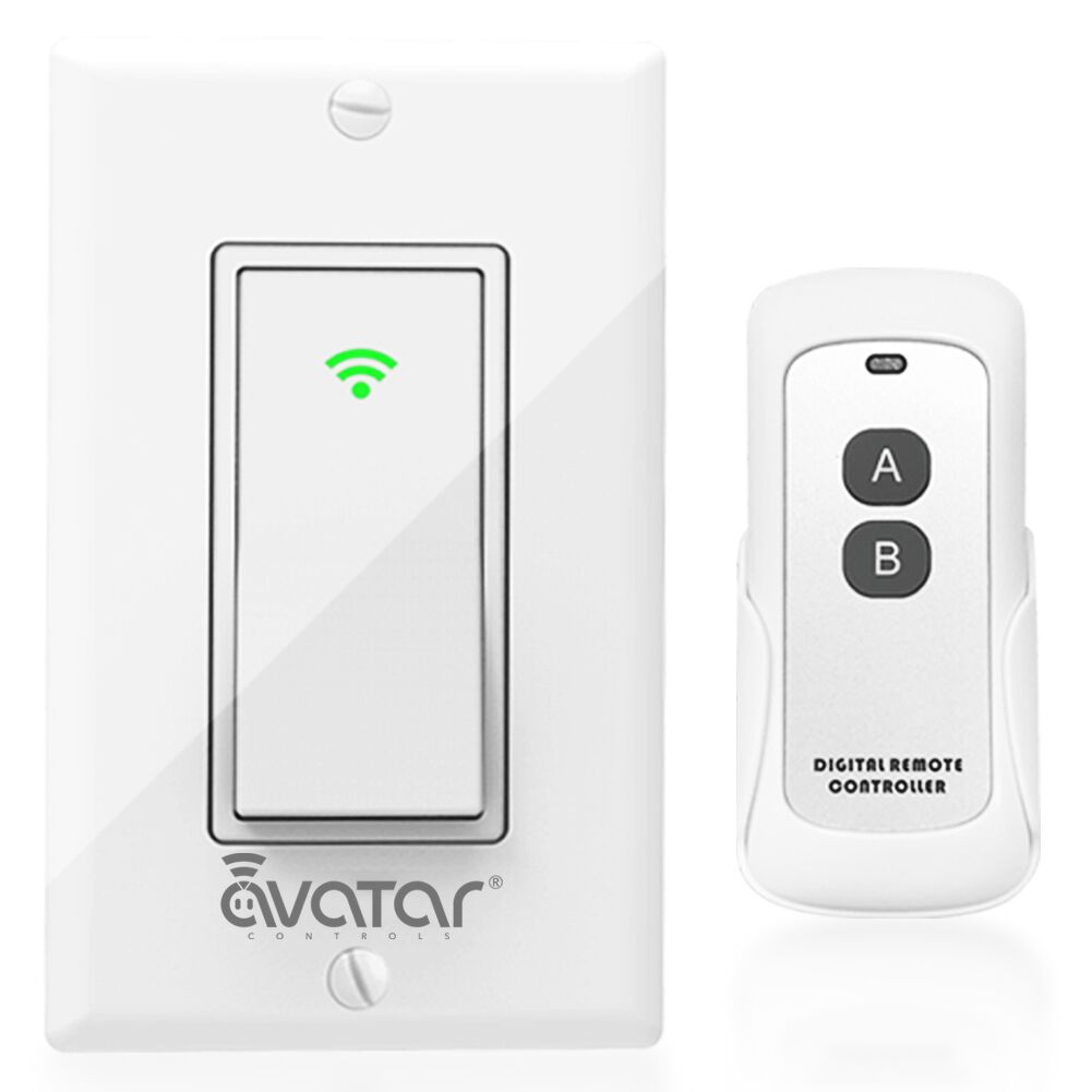 WiFi Smart Light Switch with RF 433 Remote Controller Work with Alexa Google Home, Free Shipping $16.59