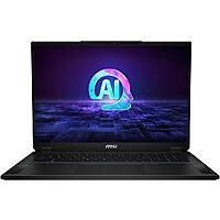 MSI Stealth 18 AI Studio: 18" 4K 120Hz mini-LED, Intel Ultra 9 185H, RTX 4080, 32GB DDR5, 1TB SSD A/R $2199.99