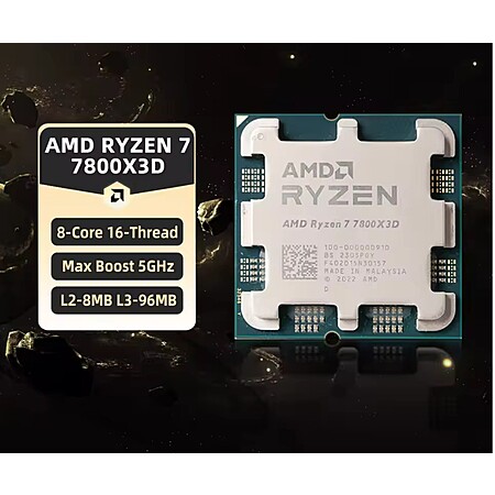 AMD Ryzen 7 7800X3D CPU Processor Up to 5GHz 8-Core 16-Thread + F/S $326.13