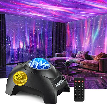 Northern Galaxy Light Aurora Projector, Star Projector with 33 Light Effects, Buetooth Speaker $12.39