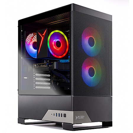 Skytech Gaming Nebula 2 Desktop PC: Ryzen 7 9700X, RX 9060XT 16GB, 1TB SSD, 32GB DDR5, 650W GOLD PSU, 240mm ARGB AIO $1399